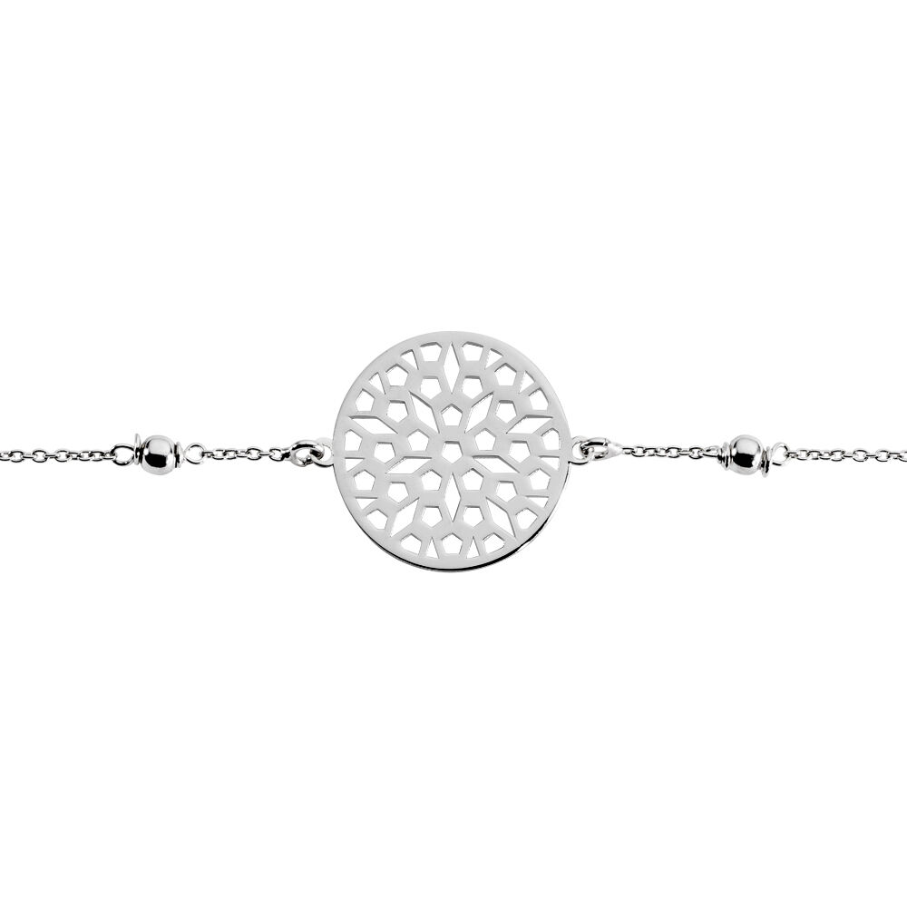 Bracelet Penelope Argent Blanc - Bracelets fantaisie Femme | Marc Orian