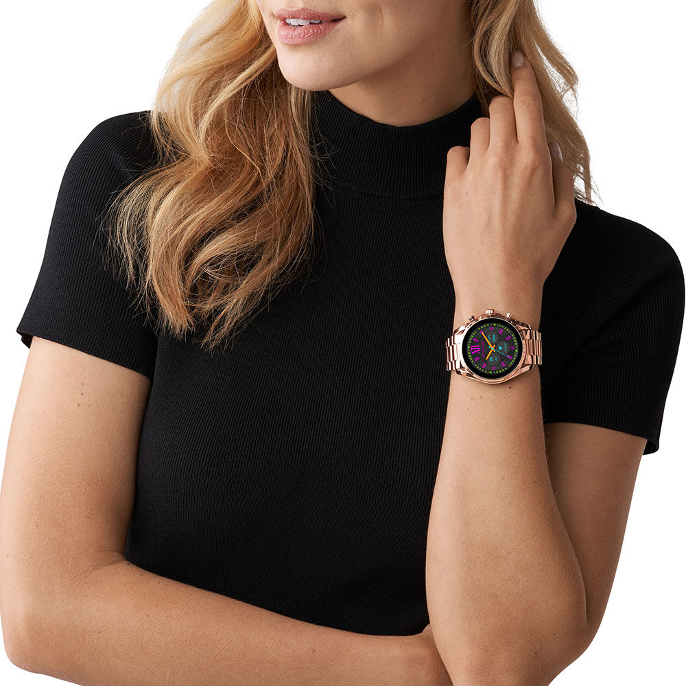 Montres connectées femme clearance michael kors
