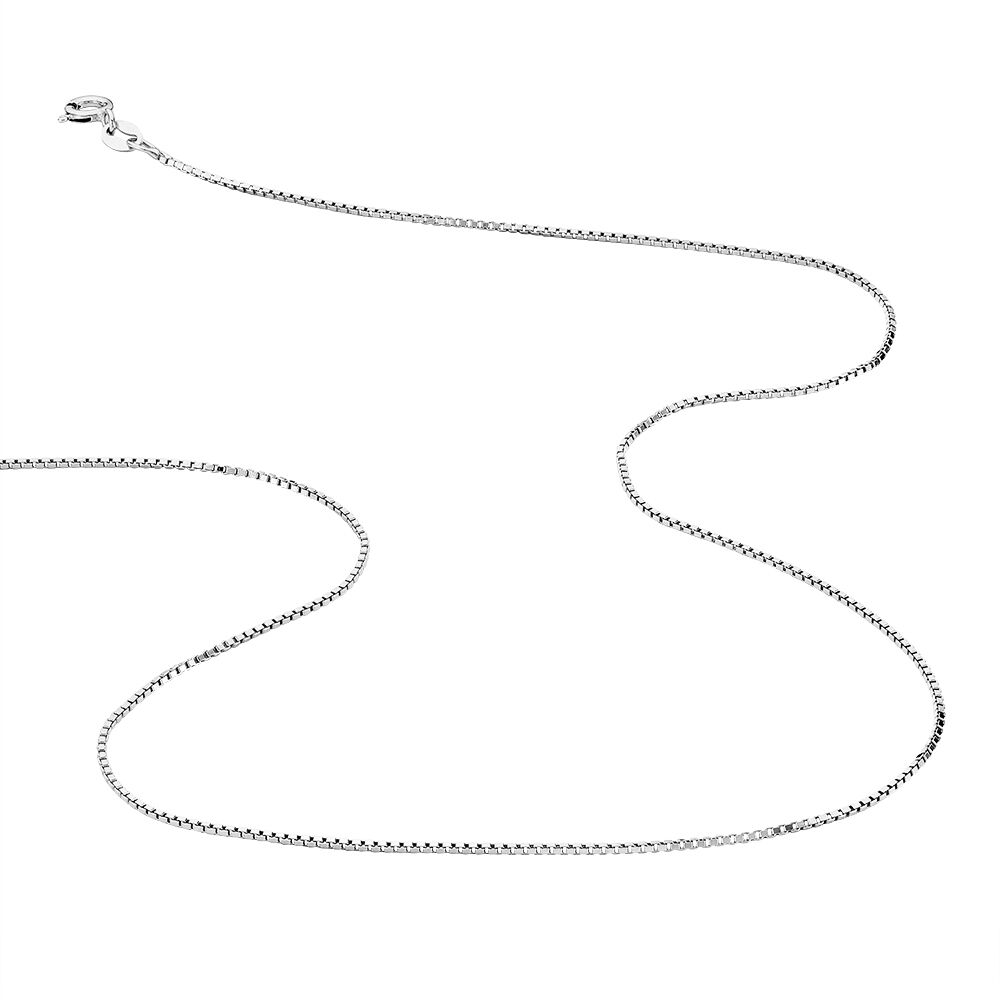 Cha&icirc;ne Alyze Argent Blanc - Colliers fantaisie Femme | Marc Orian