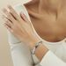 Bracelet Jonc Emilio Acier Blanc - Bracelets joncs Femme | Marc Orian