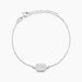 Bracelet Nawele Argent Blanc Oxyde De Zirconium - Bracelets fantaisie Femme | Marc Orian