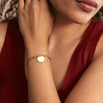 Bracelet Neala Plaqu&eacute; Or Jaune - Bracelets Medailles Femme | Marc Orian