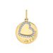 Pendentif Dezirinda Or Jaune Oxyde De Zirconium - Pendentifs Femme | Marc Orian