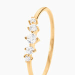Bague Illumia Or Jaune Oxyde De Zirconium - Solitaires Femme | Marc Orian