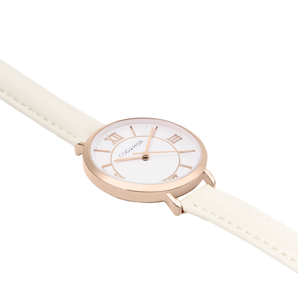 Montre Codhor Lena Blanc - Montres classiques Femme | Marc Orian