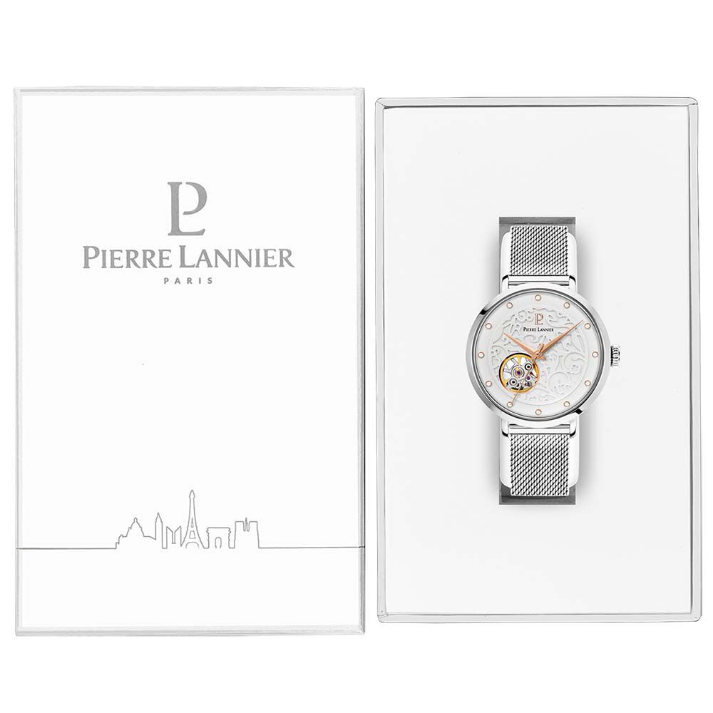 Montre Pierre Lannier Eolia Blanc - Montres automatiques Femme | Marc Orian