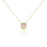 Collier Heida Or Jaune Calc&eacute;doine - Colliers avec pierres Femme | Marc Orian