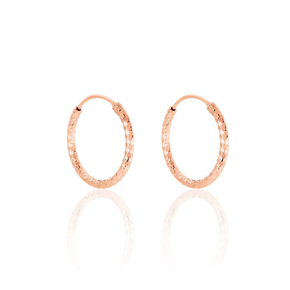 Créoles Argent Rose Agathe - Créoles Femme | Marc Orian