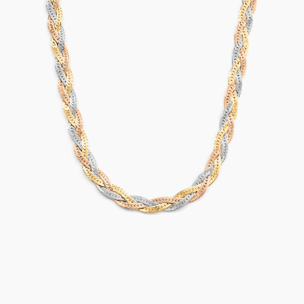 Collier Elae Argent Tricolore - Chaines Femme | Marc Orian