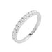 Alliance Pristina Or Blanc Diamant - Alliances avec pierres Femme | Marc Orian
