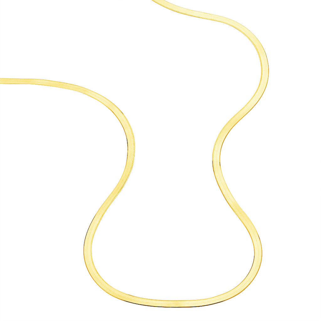 Collier Ivria Maille Heringbone Or Jaune - Chaines Femme | Marc Orian