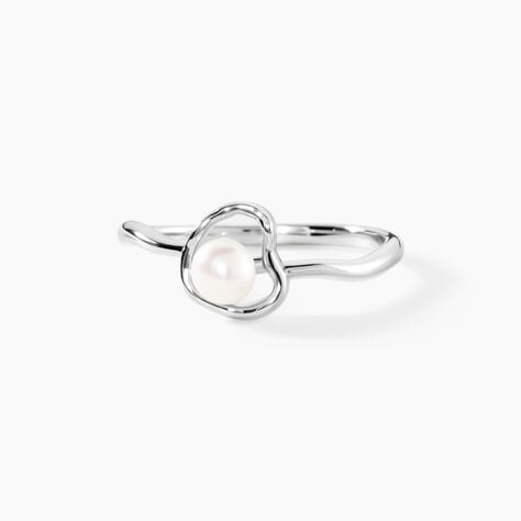 Bague Ecume Argent Blanc Perle De Culture - Bijoux fantaisie Femme | Marc Orian