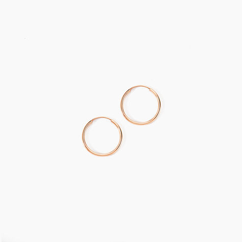 Cr&eacute;oles Dominae Or Rose - Cr&eacute;oles Femme | Marc Orian