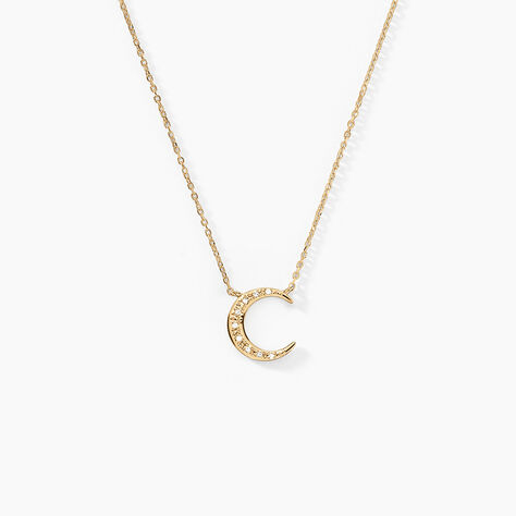 Collier Lenox Or Jaune Diamant - Colliers avec pierres Femme | Marc Orian