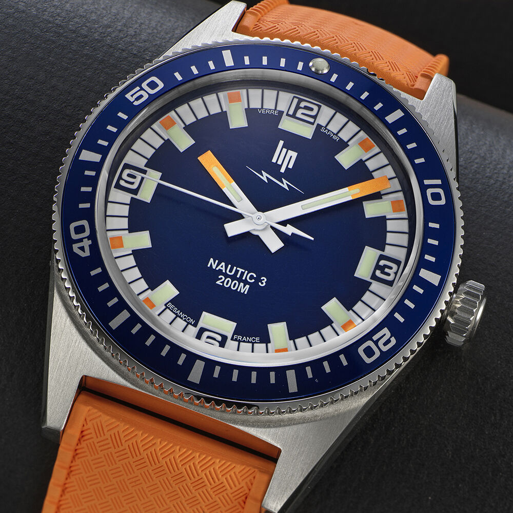 Montre Lip Nautic 3 Bleu - Montres &eacute;tanches Unisex | Marc Orian