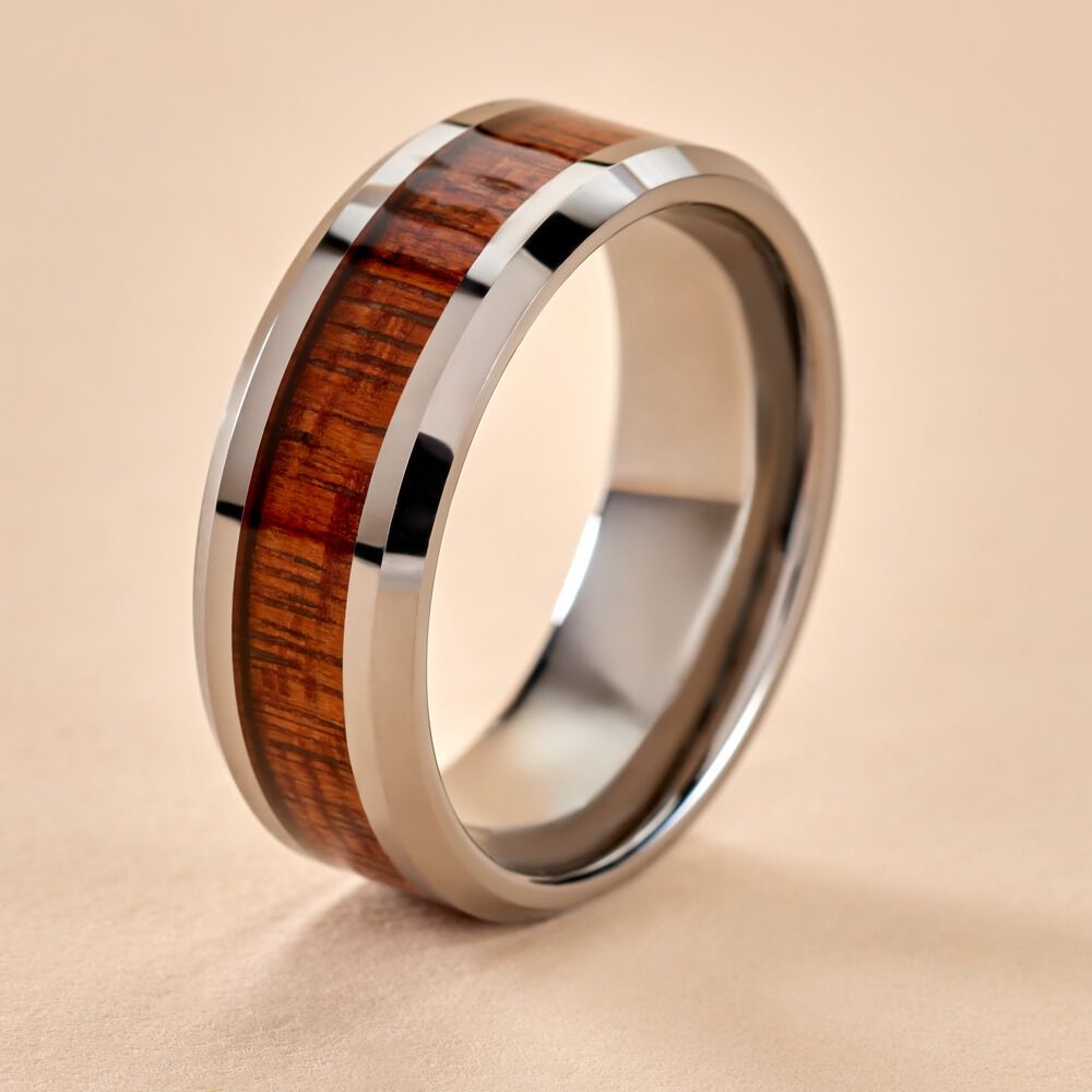 Bague Acier Blanc Jaufret - Bagues grosses Homme | Marc Orian