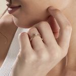 Bague Solitaire Finesse Or Jaune Diamant Diamants - Parures de mariage Femme | Marc Orian