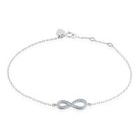 Bracelet Amita Argent Blanc Oxyde De Zirconium