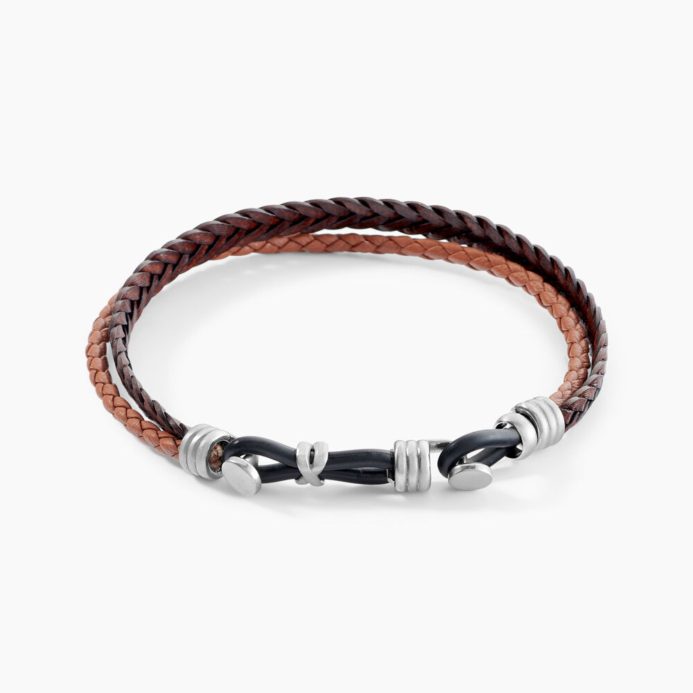 Bracelet Jourdan Colibri Acier Argent&eacute; - Bracelets cuir Homme | Marc Orian