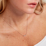 Collier Esperance Argent Blanc Oxyde De Zirconium - Colliers avec pierres Femme | Marc Orian