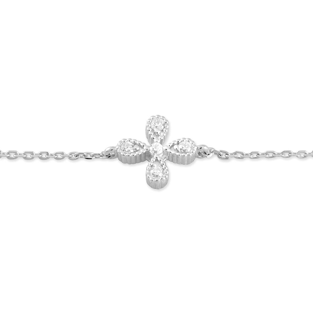 Bracelet Nostra Argent Blanc Oxyde De Zirconium - Bracelets chaînes Femme | Marc Orian