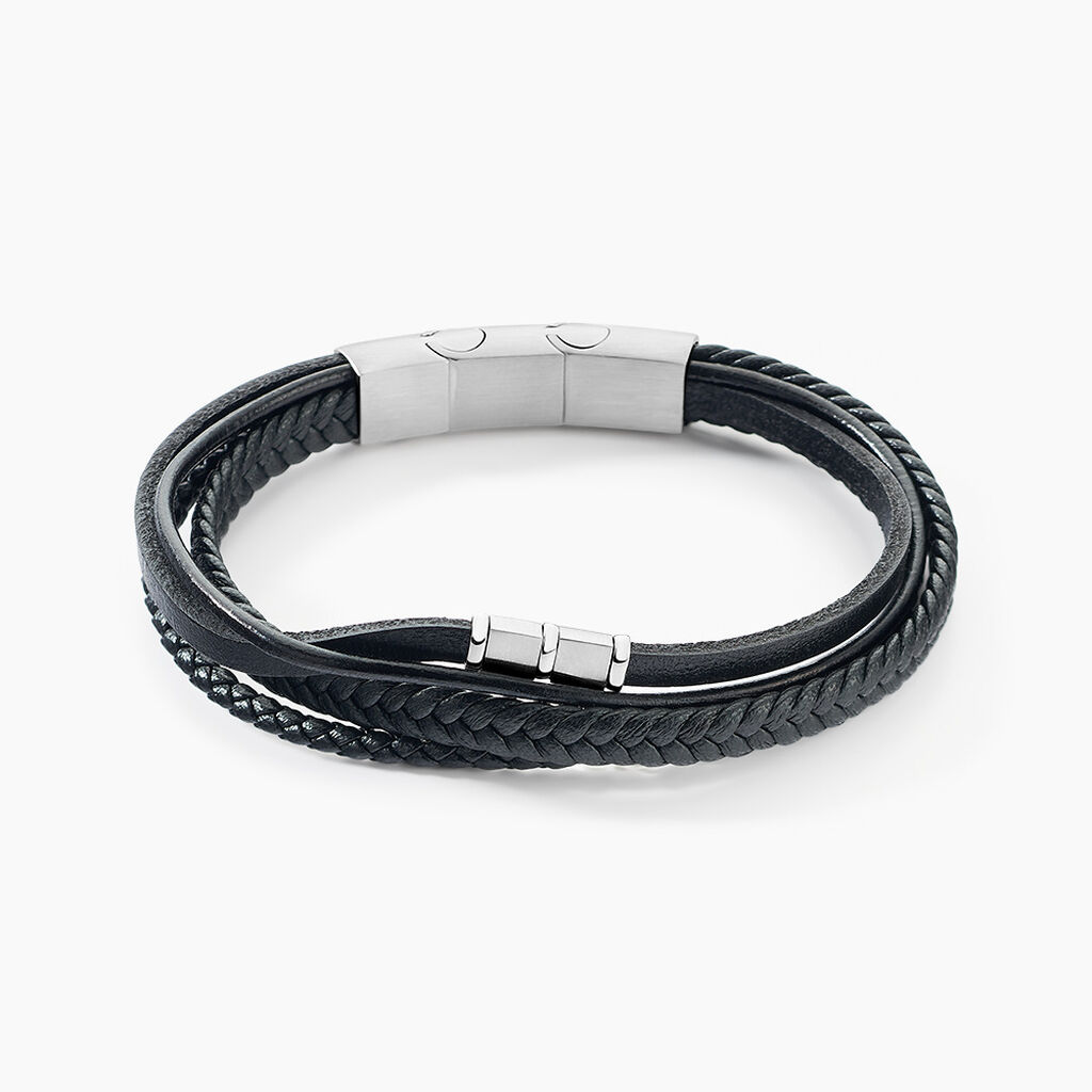 Bracelet Acier Blanc Romain - Bracelets cuir Homme | Marc Orian
