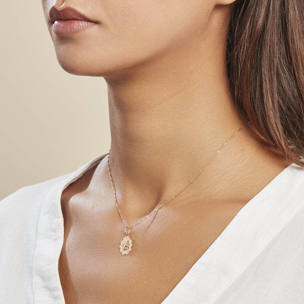 Pendentif Ange Nuage Or Jaune - Bijoux personnalisés Famille | Marc Orian