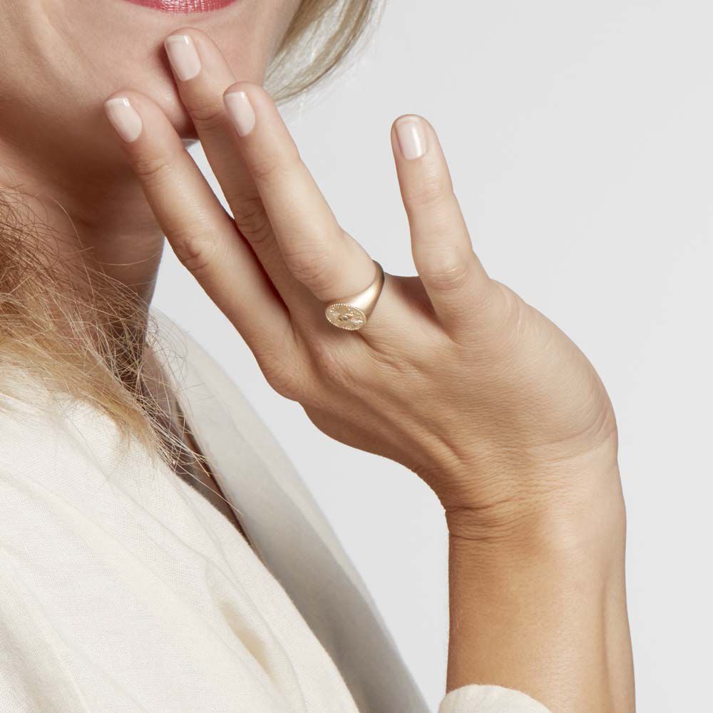 Chevali&egrave;re Gabia Plaqu&eacute; Or Jaune Oxyde De Zirconium - Bijoux fantaisie Femme | Marc Orian