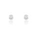 Boucles D'oreilles Puces Argent Blanc Oxyde De Zirconium - Puces Femme | Marc Orian