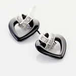 Boucles D'oreilles Puces Nolwen Argent  C&eacute;ramique Oxyde De Zirconium - Puces Femme | Marc Orian