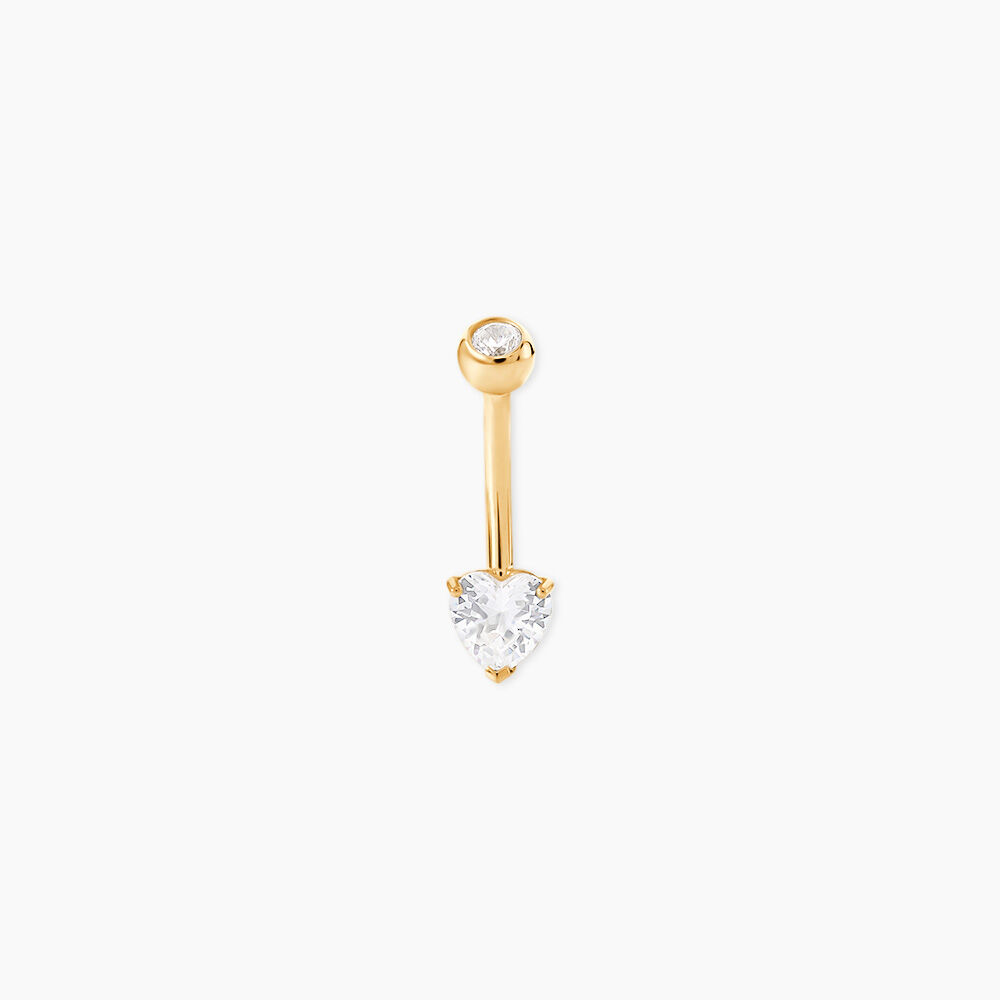 Piercing Cornelis Or Jaune Oxyde De Zirconium - Piercing Nombril Femme | Marc Orian