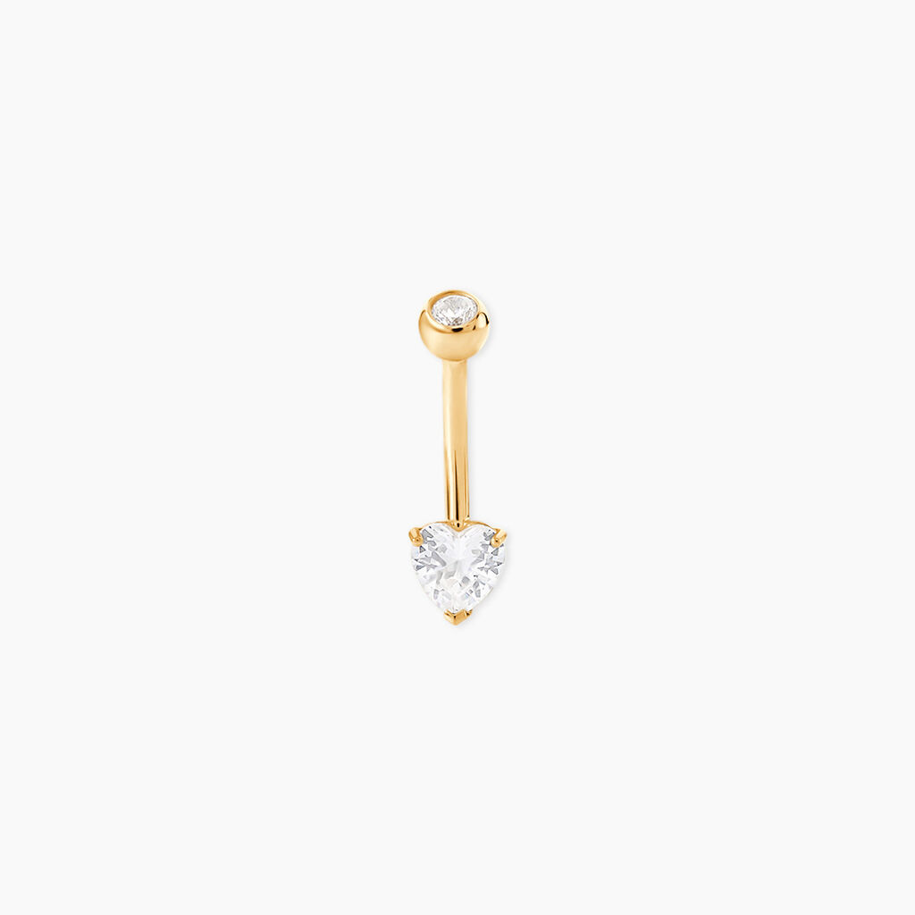 Piercing Cornelis Or Jaune Oxyde De Zirconium - Piercing Nombril Femme | Marc Orian