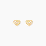 Boucles D'oreilles Puces Or Jaune Cicolluis - Puces Femme | Marc Orian