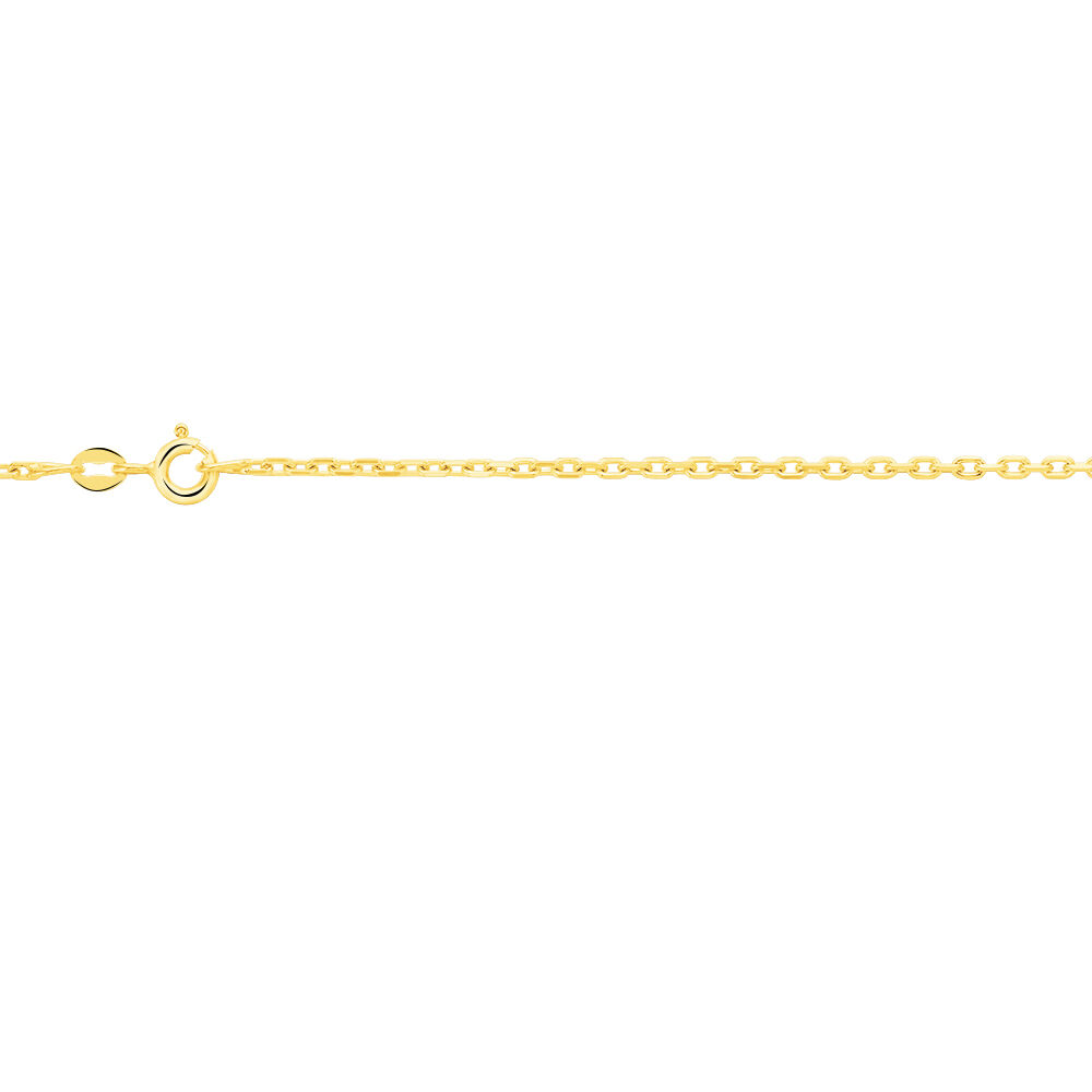 Chaîne Igoa Maille Forçat Diamantee Or Jaune - Chaines Femme | Marc Orian