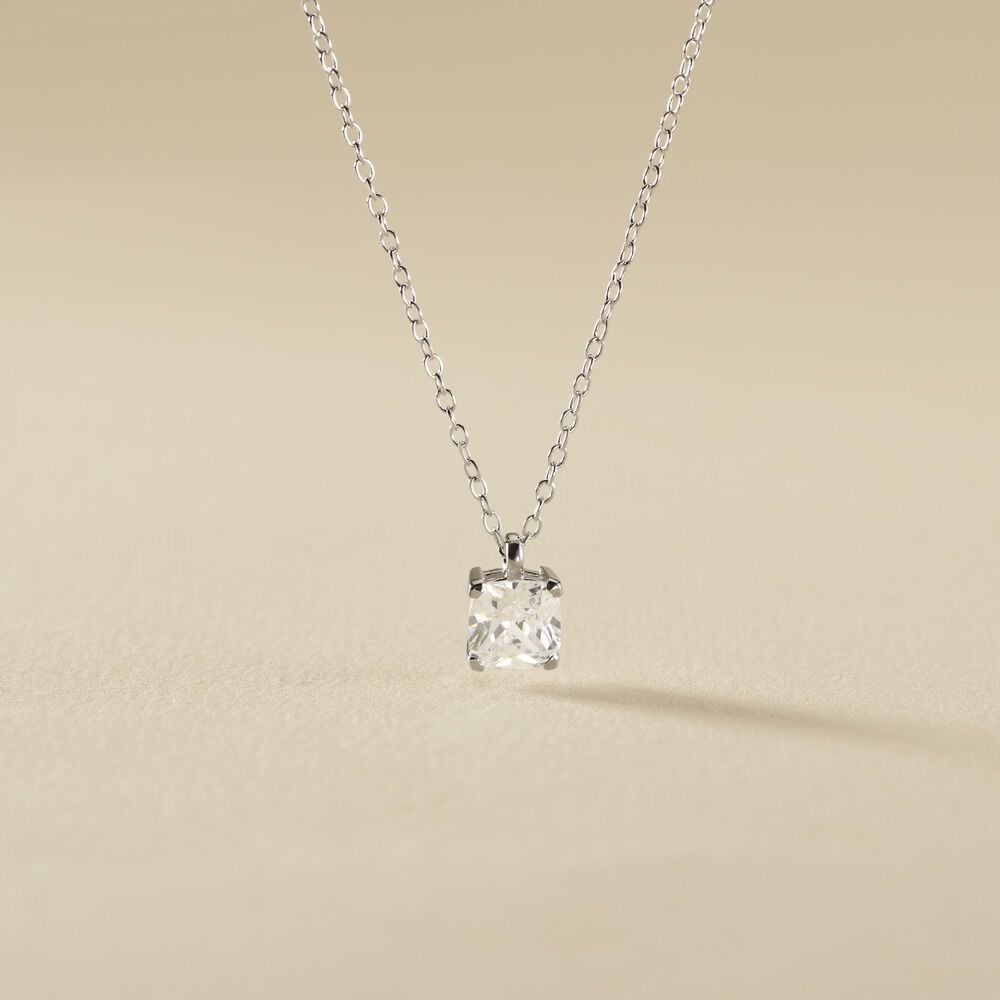 Collier Solitaire Argent Lyanna - Colliers solitaires Femme | Marc Orian