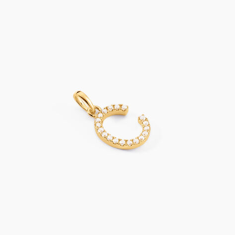 Pendentif Klementine Or Jaune Oxyde De Zirconium - Pendentifs Famille | Marc Orian