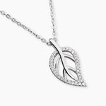 Collier Filae Argent Blanc Oxyde De Zirconium - Colliers avec pierres Femme | Marc Orian