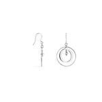 Boucles D'oreilles Pendantes Katy Argent Blanc - Boucles d'oreilles pampille Femme | Marc Orian