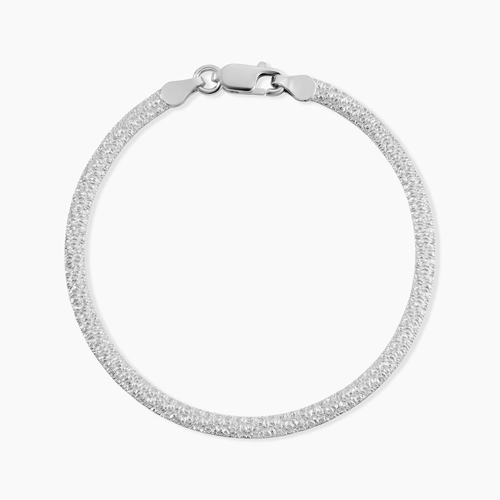 Bracelet Zoubeida Argent Blanc - Bracelets fantaisie Femme | Marc Orian