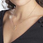 Collier Plaqu&eacute; Or Jaune Lettra - Colliers fantaisie Femme | Marc Orian
