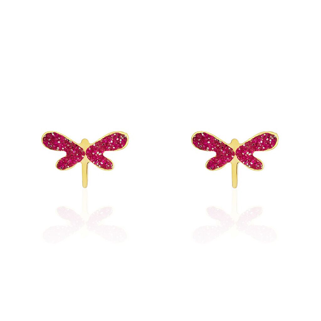 Boucles D'oreilles Puces Doru Or Jaune - Puces Enfant | Marc Orian