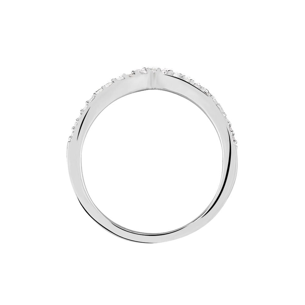 Bague Pricila Argent Blanc Oxyde De Zirconium - Bagues avec pierre Femme | Marc Orian