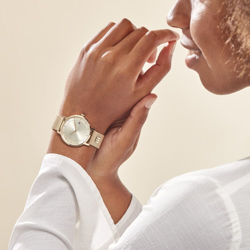 Montre Tommy Hilfiger Tea Champagne - Montres étanches Femme | Marc Orian
