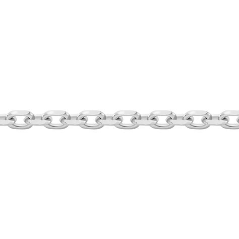 Chaîne Igoa Maille Forçat Diamantee Or Blanc - Chaines Famille | Marc Orian