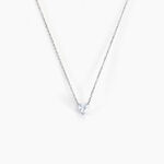 Collier Kelvyn Argent Blanc Oxyde De Zirconium - Colliers avec pierres Femme | Marc Orian