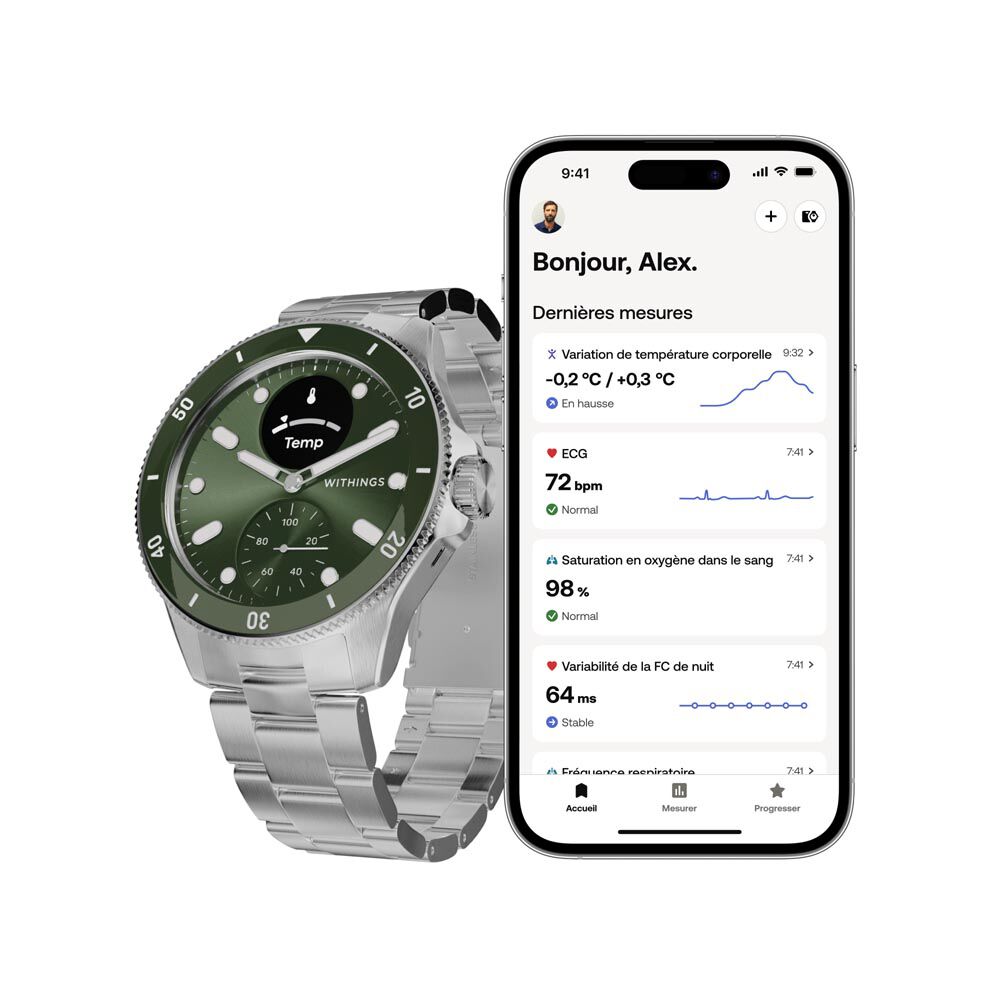 Montre Connectée Withings Scanwatch Nova - Montres connectées Homme | Marc Orian