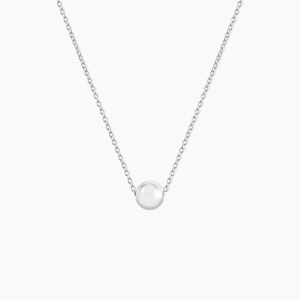 Collier Nassiera Argent Blanc - Colliers fantaisie Femme | Marc Orian