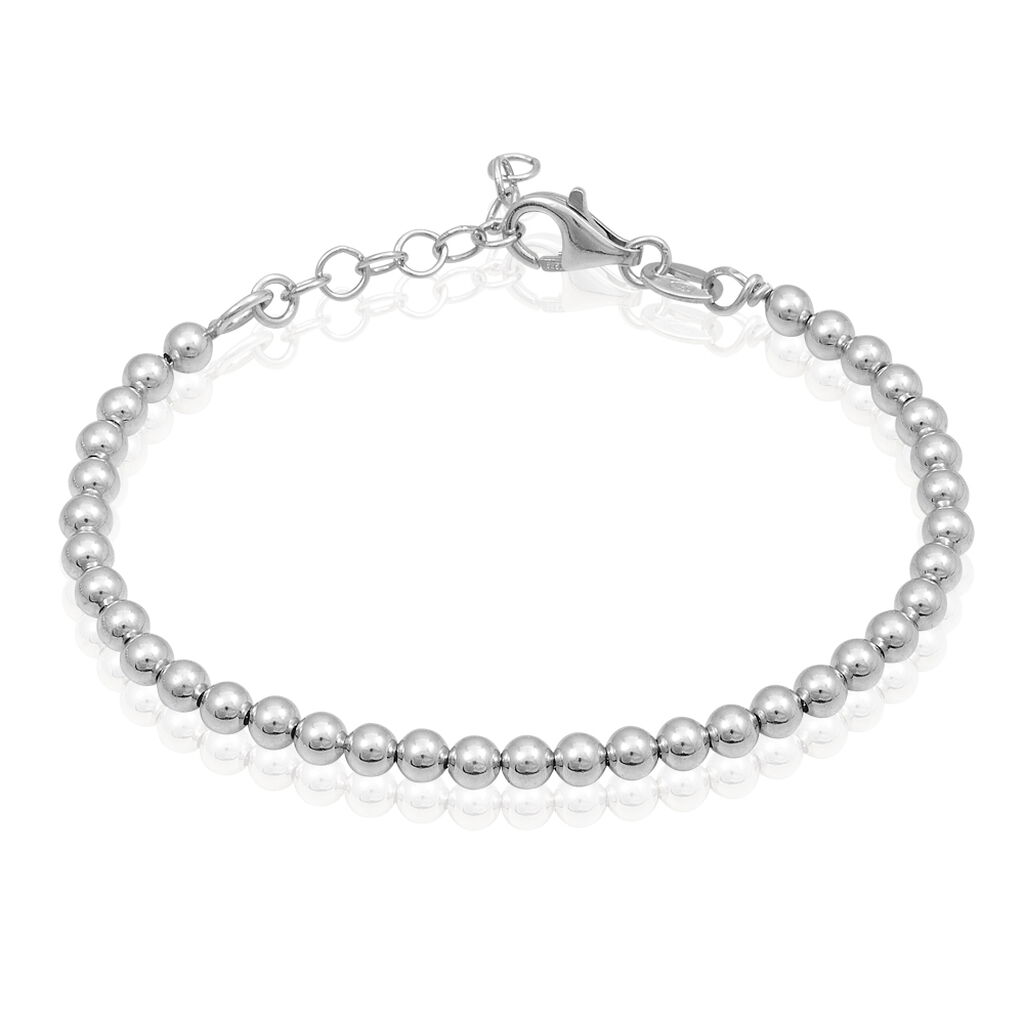 Bracelet Ciska Argent Blanc - Bracelets chaînes Femme | Marc Orian