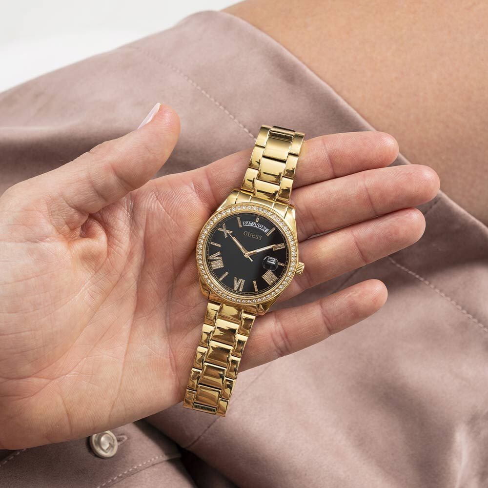 Montre Guess Luna Noir - Montres classiques Femme | Marc Orian