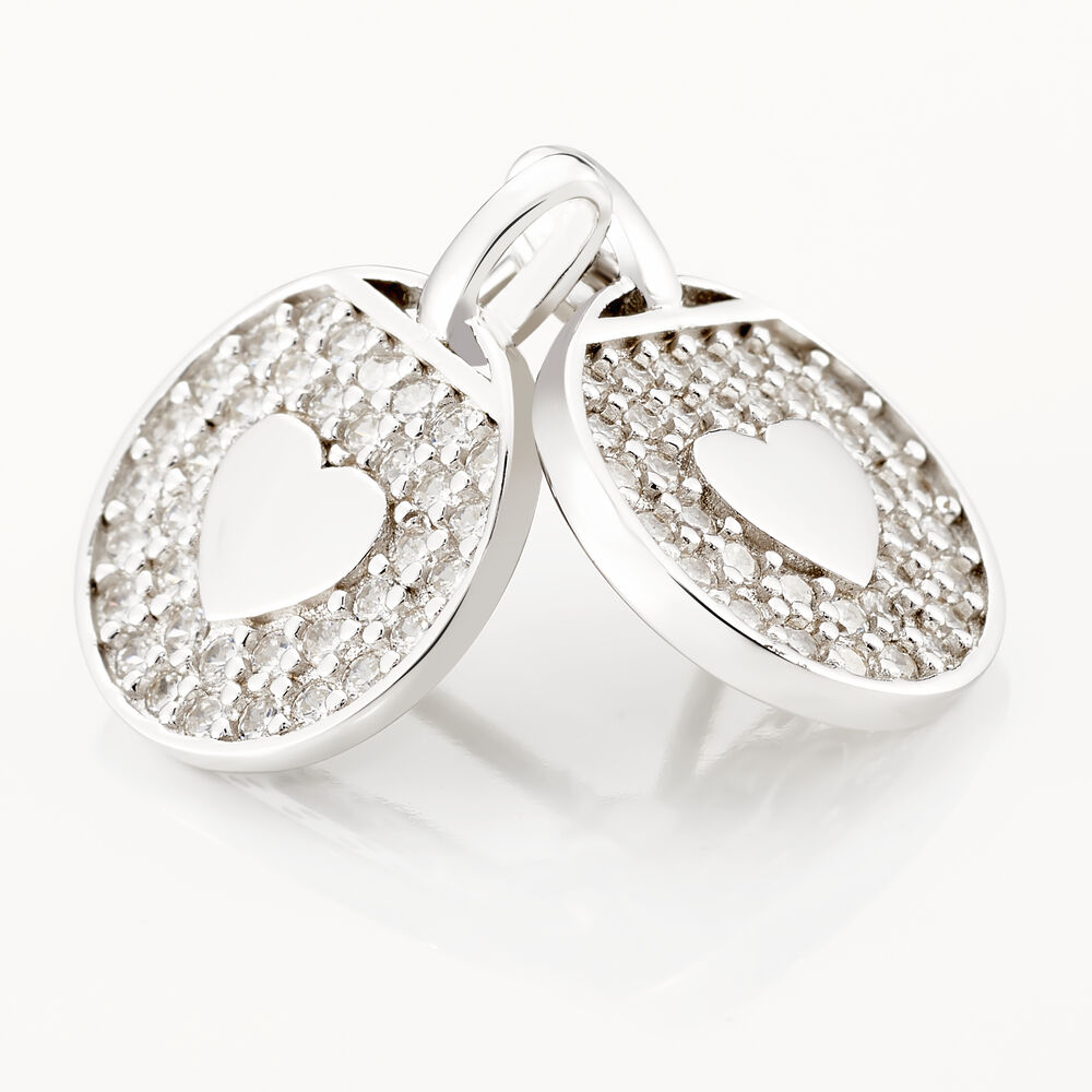 Boucles D'oreilles Pendantes Ivany Argent Blanc Oxyde De Zirconium - Pendantes Femme | Marc Orian